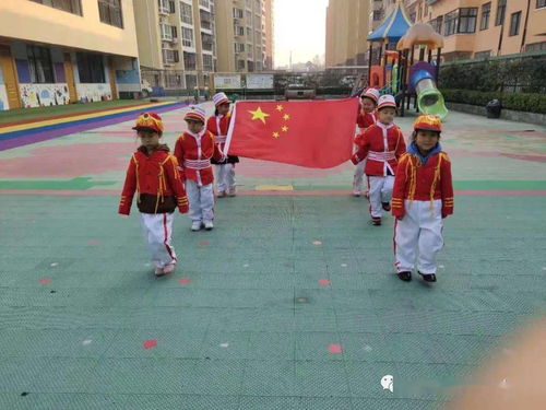 周一，我們的約定 內鄉金蘋果幼兒園的升旗儀式